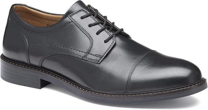 Johnston & Murphy Mens Mason Cap Toe Lace-Up Oxford Dress Shoe