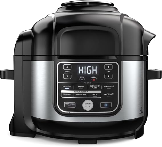 Foodi 10-in-1 Pressure Cooker & Air Fryer with TenderCrisp Technology, 6.5-Quart Multicooker