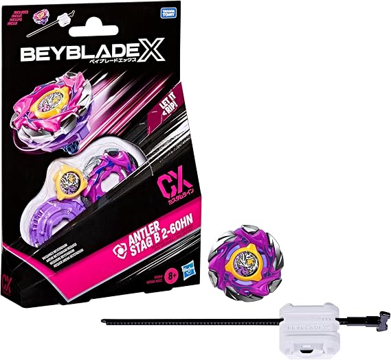Beyblade X Antler Stag B 2-60HN CX Starter Pack Top and Launcher