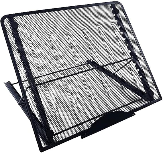 A3/A2 Light Pad Metal Stand - 12 Angles Adjustable Non-Skidding Holder for Laptop, Light Board/Box/Table, Tracing for 5D Diamond Painting | Sketching | Drawing