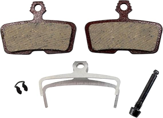 SRAM Disc Brake Pads - Organic Compound, Steel Backed, Quiet, For Code/ R/ RSC/Guide RE
