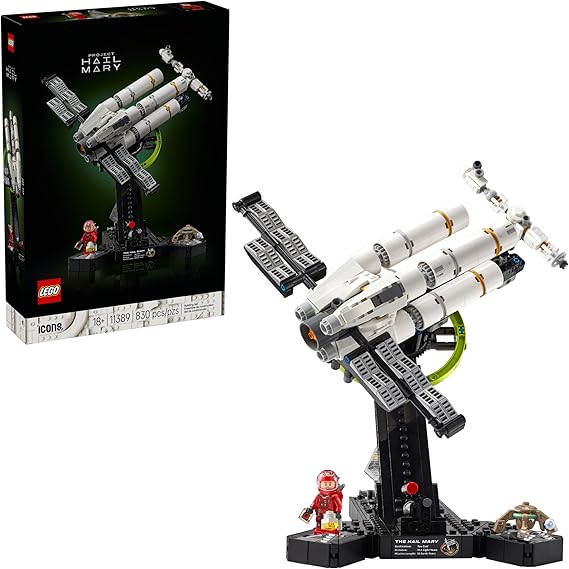 LEGO Icons Project Hail Mary Collectible Building Set for Adults - Room or Office Decor for Men & Women - Gift for Birthdays - 11389