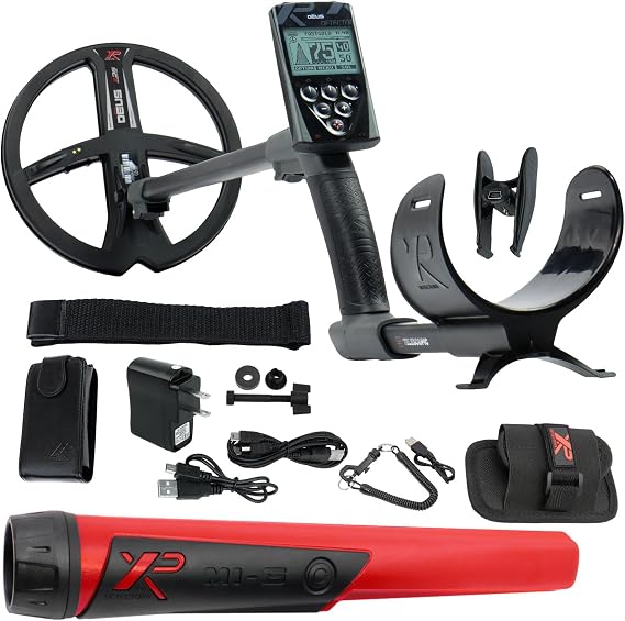 XP Deus Metal Detector w/MI-6 Pinpointer, Remote, 9 X35 Coil
