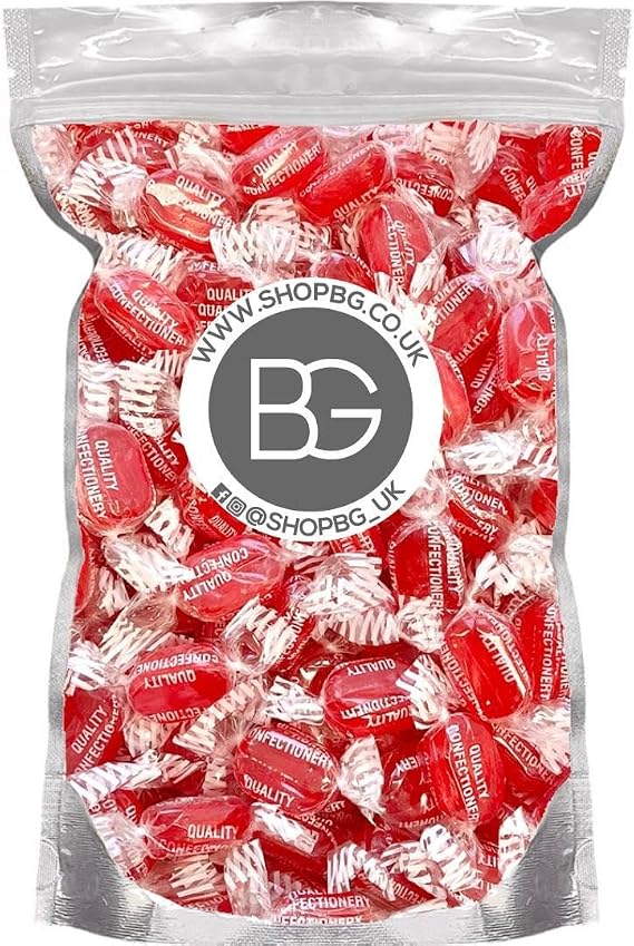 BG 500g Aniseed Drops Hardboiled Wrapped Old Fashioned Sweet Shop Candies Retro Pick & Mix Sweets - Boiled Sweets Aniseed Drops 500g
