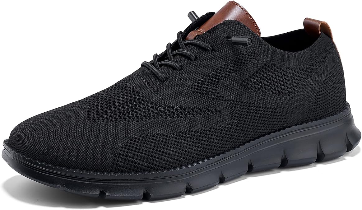 Breeze Shoes for Men Oxfords Lace-Up Lightweight Casual Walking Shoes Comfortable Dress Shoes for Men Mens wearbreeze Shoes Breeze Urban Shoes for Men Men's Mesh Dress Sneakers Business Shoes