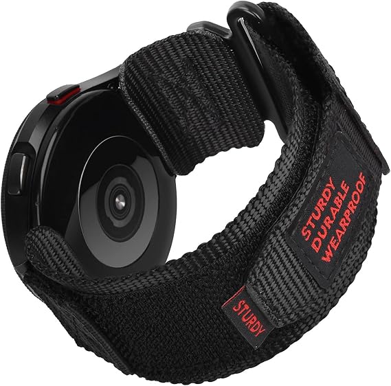 Compatible with Casio MDV106 Bands, 22mm Quick Release Rugged Nylon Sports Strap with Woven Loop Design Compatible with Casio MDV106-1AV / MTP-VD01 Watch