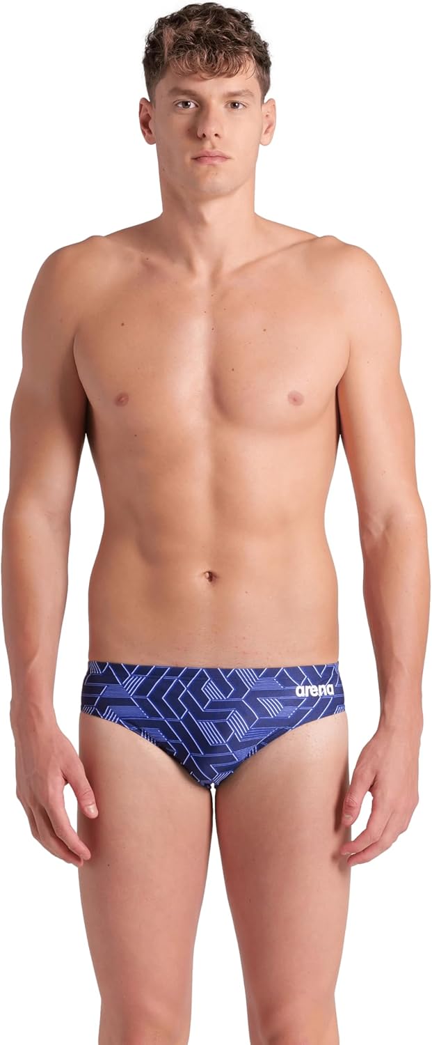 Arena Men's Arena Performance Men's Escape Swim Briefs Athletic Swimwear Professional Swimsuit Swim Briefs (Pack of 1)