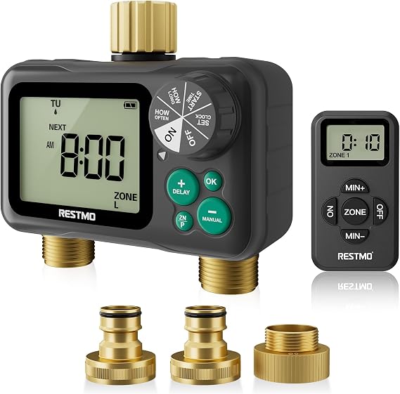RESTMO Water Timer Sprinkler Timer for Outdoor Hose