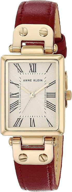 Anne Klein Women's Leather Strap Watch, AK/3752