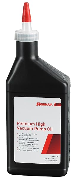 Robinair 13119 Premium High Vacuum Pump Oil; 1 Pint (Single)