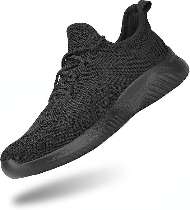 Flysocks Mens Slip On Sneakers Non Slip Work Shoes Lightweight Mesh for Casual Tennis Running Walking Shoes