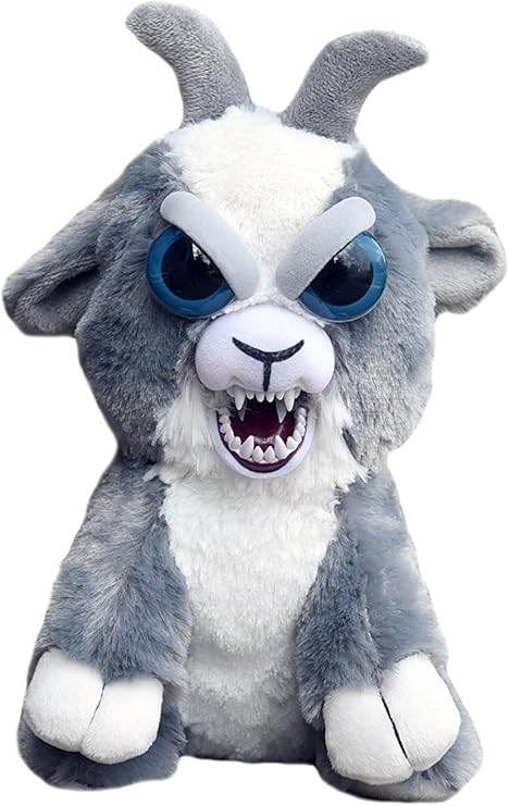 Feisty Pets William Mark Junkyard Jeff Adorable Plush Stuffed Goat That Turns Feisty with a Squeeze