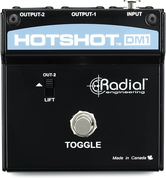 3-Pack Radial Hotshot DM-1 Dynamic Microphone Output Selector/Mute Switch Value Bundle