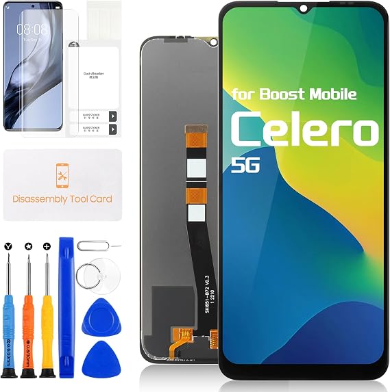 for Boost Mobile Celero 5G Screen Replacement for BoostMobile Celero 5G LCD Display WTCELERO5G Touchscreen Digitizer Glass Full Assembly