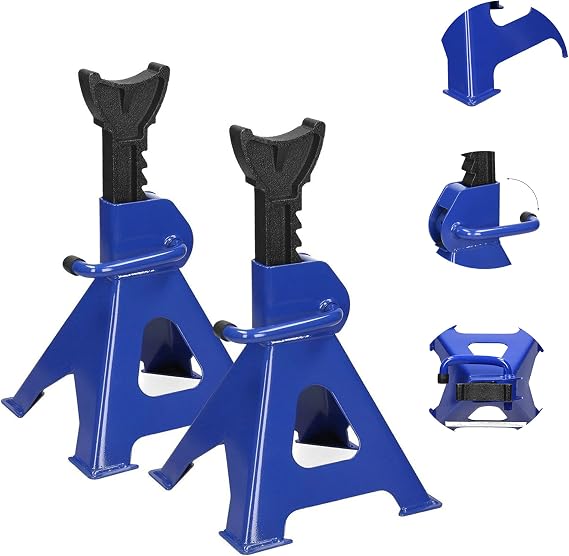 DICN Stack Jacks, Car Jack - 6000 lb. Capacity, 2pack