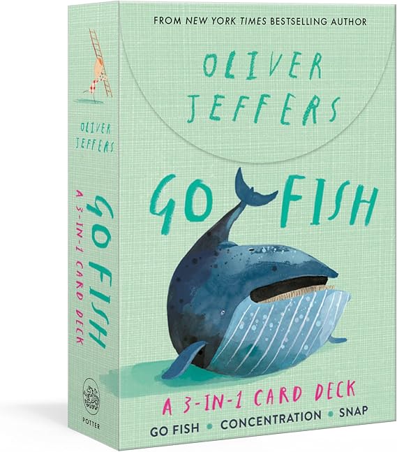 Go Fish: A 3-in-1 Card Deck: Card Games Include Go Fish, Concentration, and Snap