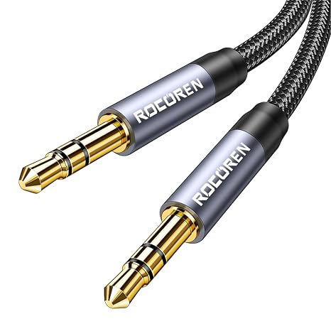 Rocoren 3.5mm Hi-Fi TRS AUX Ses Kablosu 50 CM