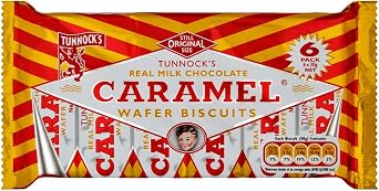 Tunnock's Real Milk Chocolate Caramel Wafer Biscuits 6 x 30g