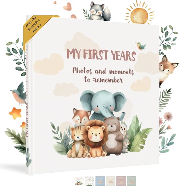 HuBorns - Baby Memory Book & Record Book