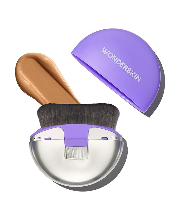 Wonderskin Makeup Brush Dial-It-Up Adjustable 3-in-1 Foundation Brush