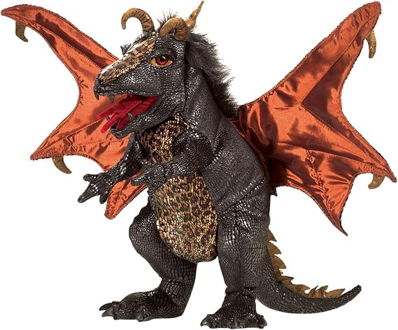 Folkmanis, Puppet Dragon Black