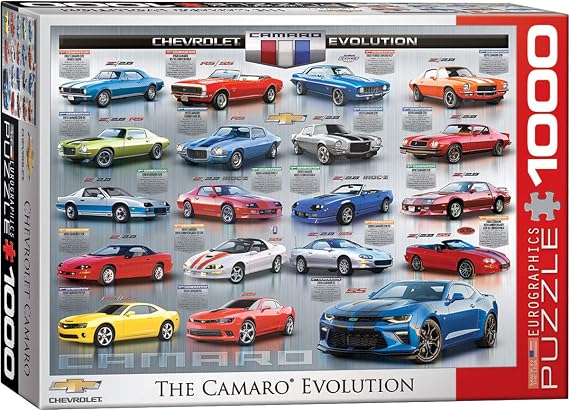EuroGraphics Chevrolet The Camaro Evolution 1000-Piece Puzzle,108 months to 120 months