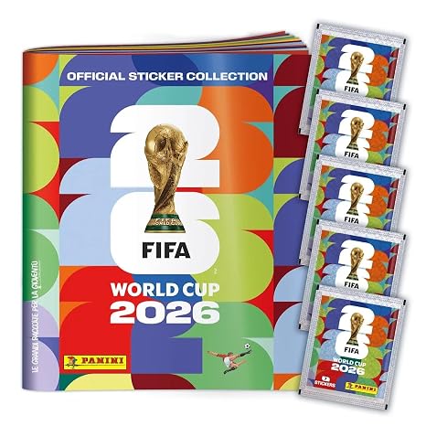 Fifa World Cup 2026™ Official Sticker Collection - Starter Set Pack Panini [Album + 5 Bustine]