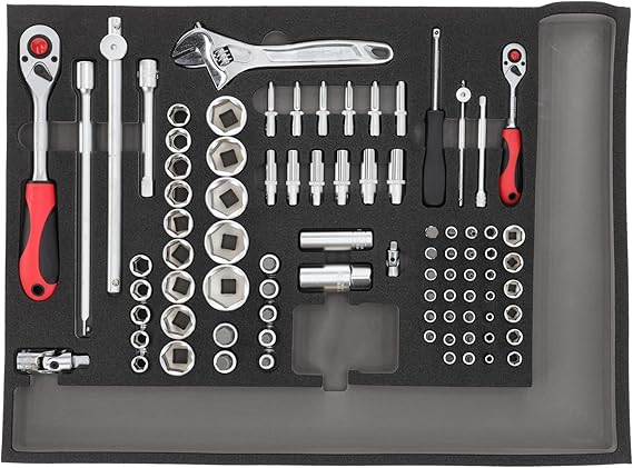 GEDORE RED Socket Set 1/4+1/2 CT-Module 84pcs