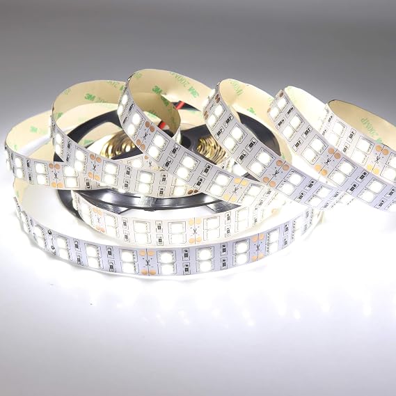 LEDENET LED Strip Lights Daylight White 6000K SMD 5050 Double Row DC 12V