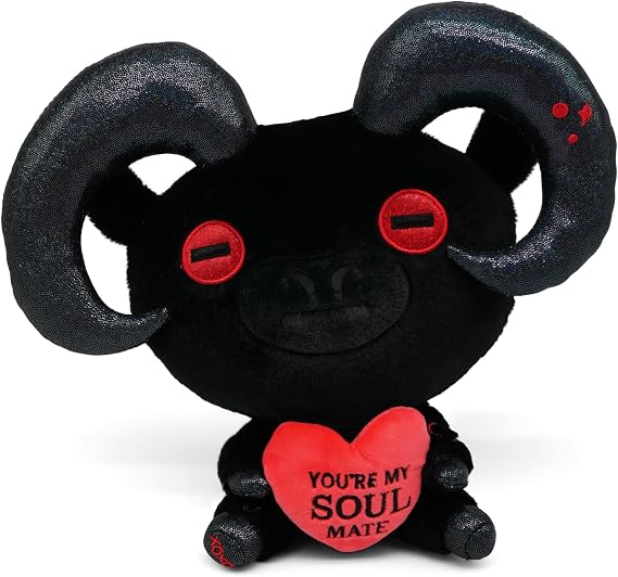 Punchkins Goat Plushie - You're My Soul Mate Sassy Valentine's Day Plush, Gift for Couple (Girlfriend, Boyfriend, Wife, Husband), Plush Toy for Gifting