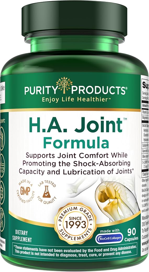 Purity Products HA Joint Formula Hyaluronic Acid + Key CoFactors