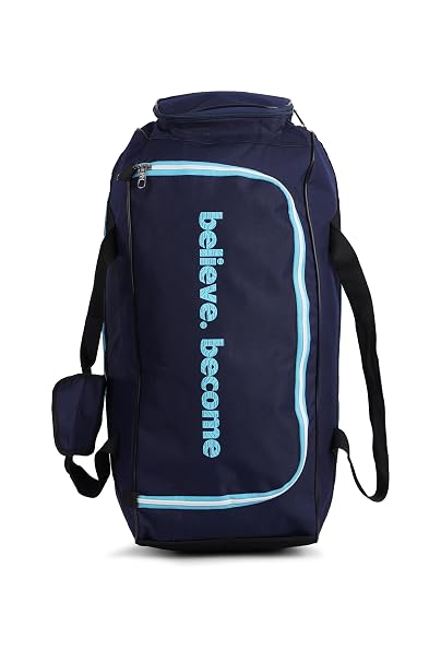 SG Cricket Kit Bag CLUBPAK Plus Trolley | NVY/Teal | Large | Polyester | Unisex | Durable Design | Spacious Storage | Easy to Carry | Trolley Style | Ideal for Cricket Gear