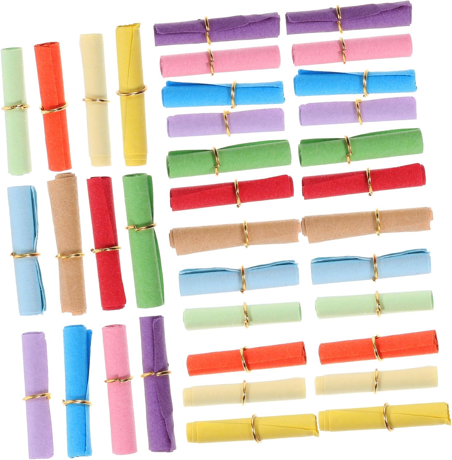 HORIALENCE 100pcs Mini Paper Scrolls for Writing Wish Note Lined Paper for Wishing Bottle Scrapbooking Decors