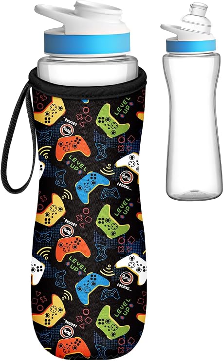 Water Bottle Sleeve for Cirkul 22 oz - Bottles Cover Holder Carrier Bag with Handle Strap