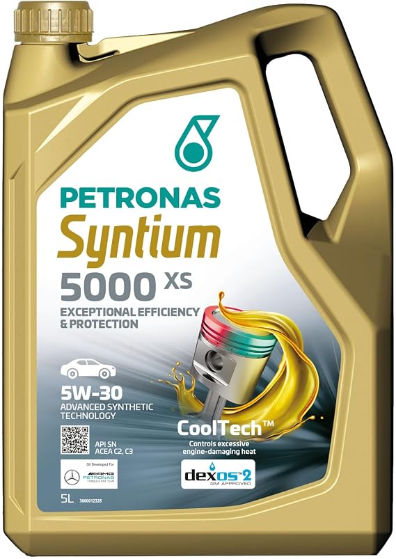 PETRONAS SYNTIUM 5000 XS 5W-30 SN 5L Motoröl Öl Auto