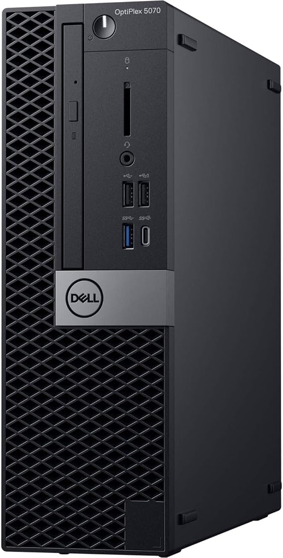 Dell OptiPlex 5070 Desktop Computer - Intel Core i7-9700 - 8GB RAM - 256GB SSD - Small Form Factor