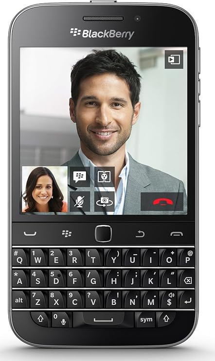 BlackBerry Classic UK SIM-Free 4G Smartphone (QWERTY Keyboard) - Black