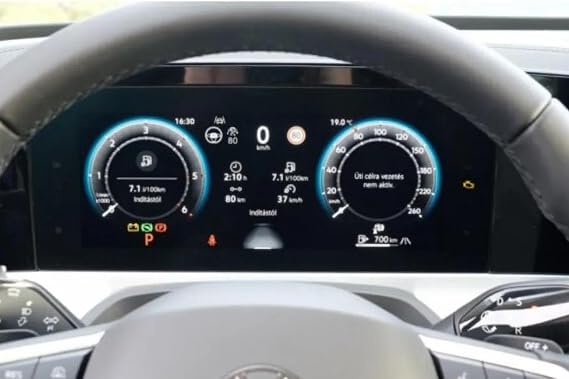 Volkswagen Tayron Uyumlu 2024 2025 2026 Model 9H Nano Ekran Koruyucu / 12.9 inç Multimedya / 10.25 inç Gösterge Panel (Gösterge)