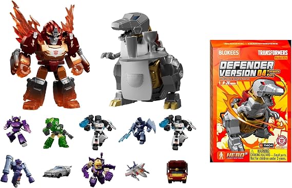 BLOKEES - Transformers - Defender Version - Wv4: Tyrants Fury Model Kit 12ct Display