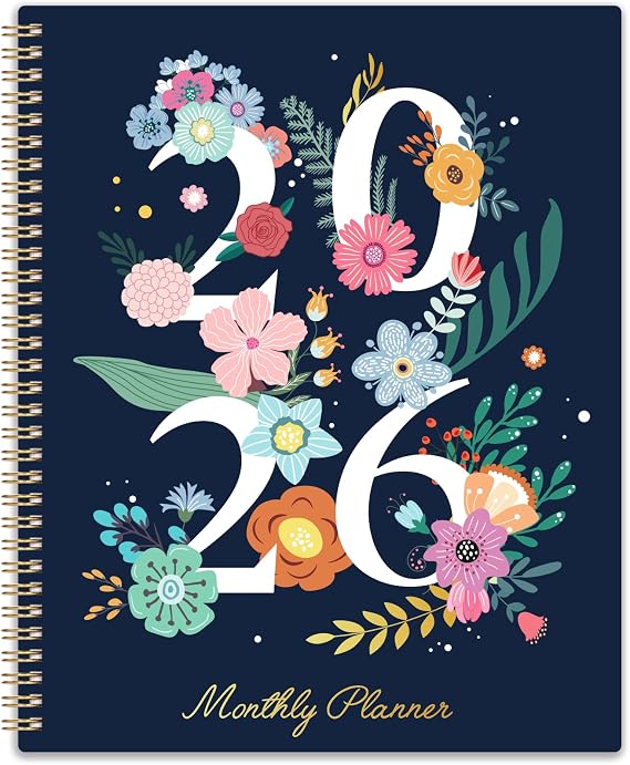 2026-2027 Monthly Planner - 2026 Planner from Jan. 2026 - Dec. 2026, Monthly Calendar 2026 with Inner Pocket, 8.5" x 11"