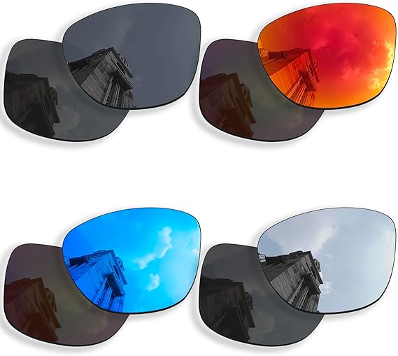 4 Pairs Polarized Replacement Lenses for Ray-Ban Meta Skyler RW4010 52mm Smart Sunglasses, Anti-Scratch and Impact Resistant