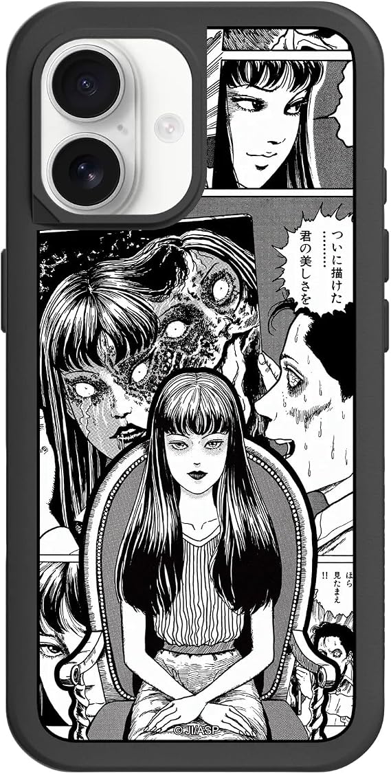 RhinoShield Phone Case Compatible with iPhone 17 | SolidX - Reinforced Shock-Absorbing Protection, Minimal and Slim Design with Military Grade Drop Protection - Junji Ito Collection/Tomie - Painter