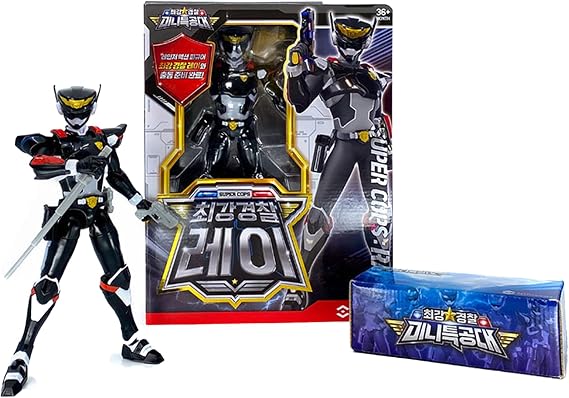 Korean Animation Strongest Police Season 6 Figure,Transforming Robot Figure -