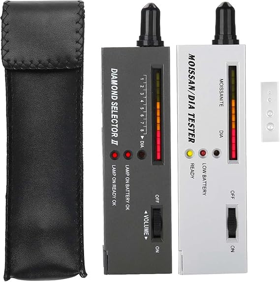 Diamond Tester, Practical Jewelry Diamond Selector II, Moissanite Tester, Portable Testing Tool Set, Simple and Accurate Operation for Novice and Expert
