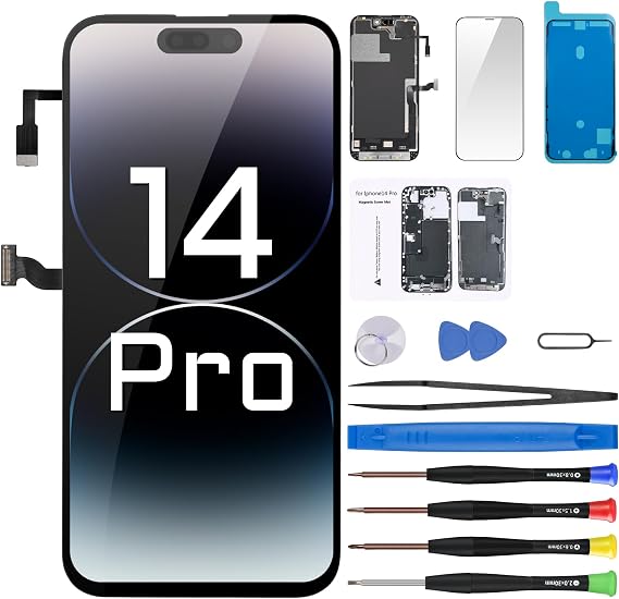 for iPhone 14 Pro Screen Replacement 6.1''LCD with Earpiece