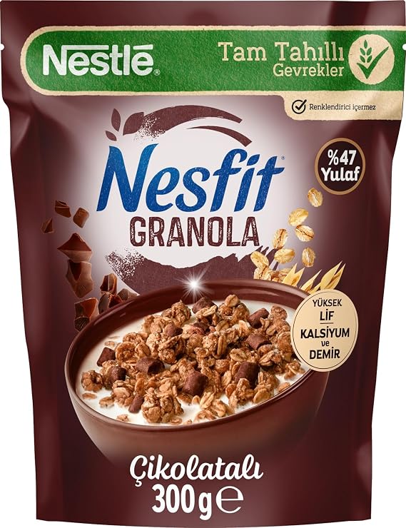 Nestle Nesfit Çikolatalı Granola 300g