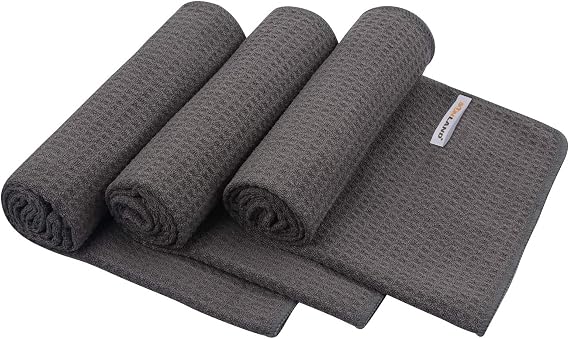 SUNLAND Microfiber Workout Gym Sweat Towels for Men | Fast Drying, Fitness Sports Towel, For Women, Lightweight Multi-Purpose, Hot Yoga Towel
