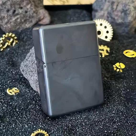 Zorro 912/912S Retro Brass Kerosene Lighter Heavy Armor Design, Windproof Flame, 3/5 Hinge, Pocket Collectible Gift 912 Logo 150g