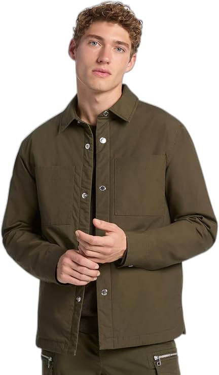 Michael Kors Men's Long Sleeve Padded Shirt Jacket