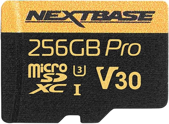 Nextbase 256GB U3 Micro SD Card - Includes Micro SD-to-SD Adapter - Ultra High Speed Memory Card Compatible with Nextbase Dash Cam 522GW and 622GW - Dash Camera Accessories